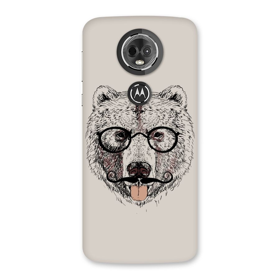 Studious Bear Back Case for Moto E5 Plus
