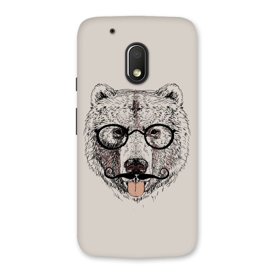 Studious Bear Back Case for Moto G4 Play