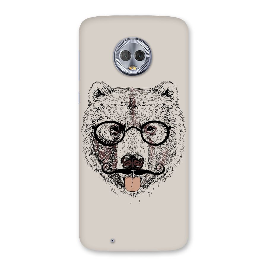 Studious Bear Back Case for Moto G6