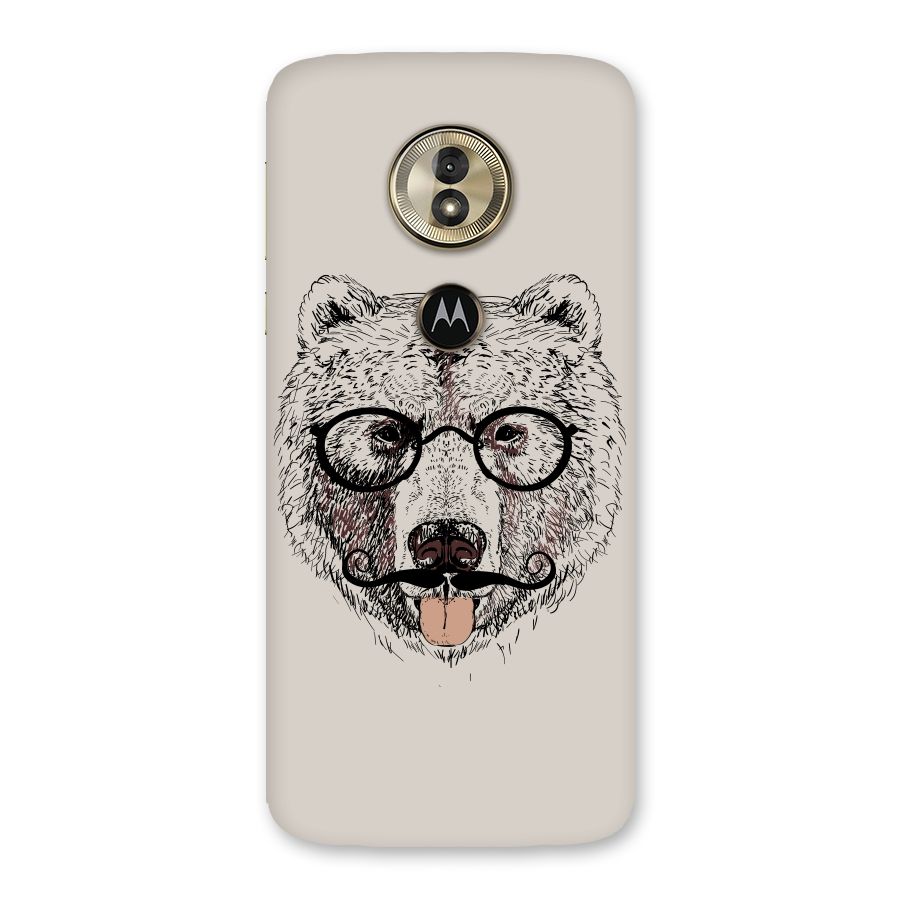 Studious Bear Back Case for Moto G6 Play