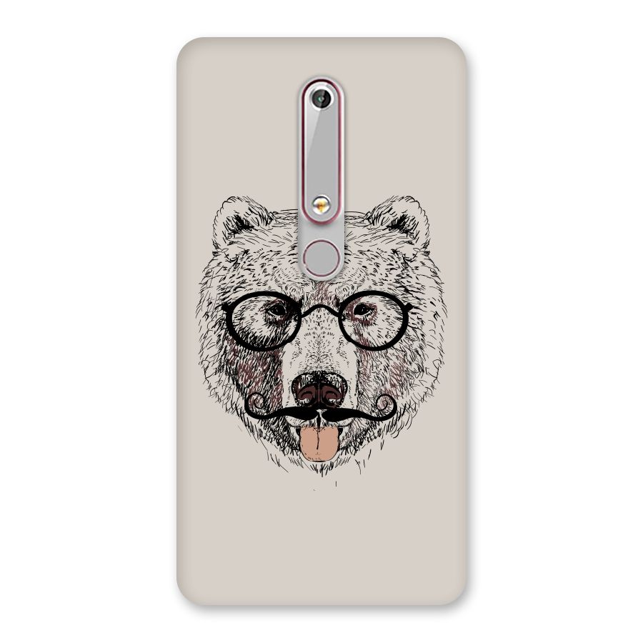 Studious Bear Back Case for Nokia 6.1
