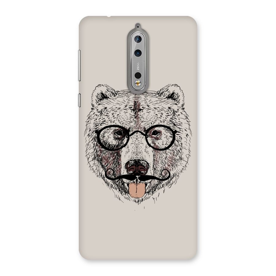 Studious Bear Back Case for Nokia 8