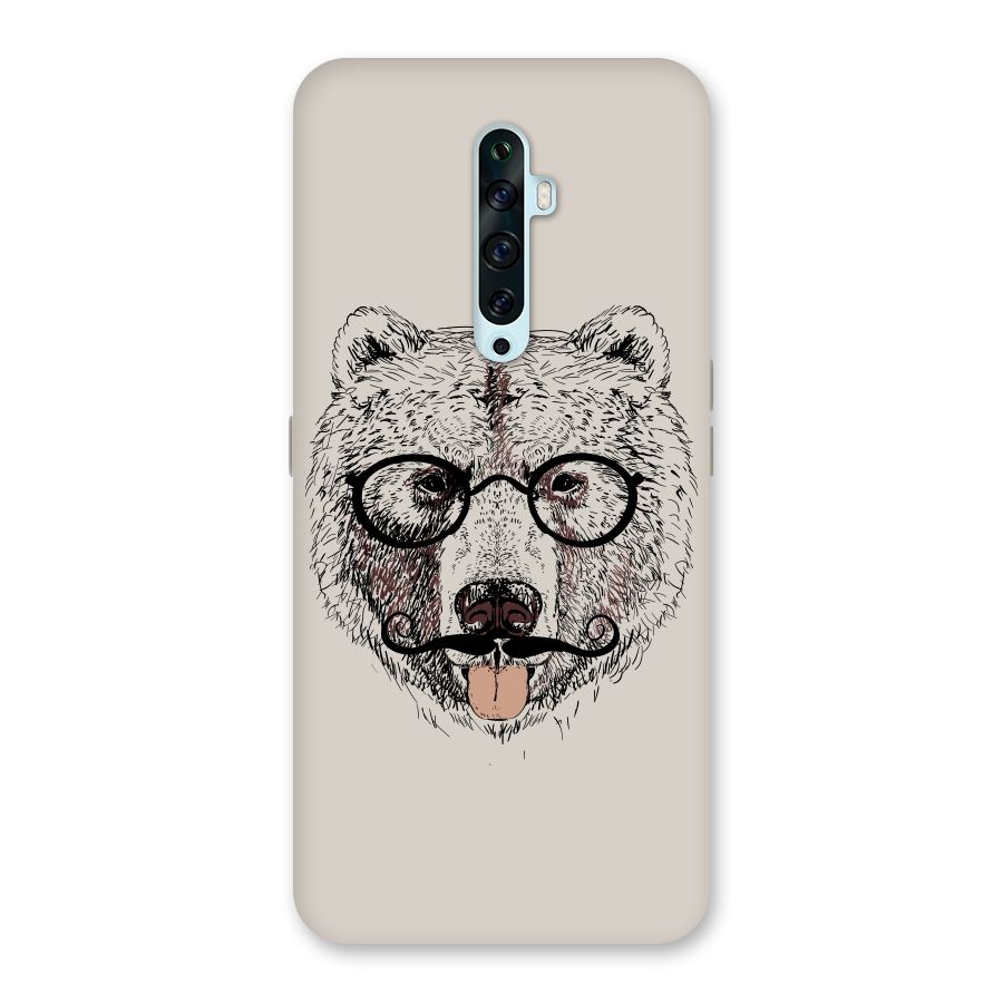 Studious Bear Back Case for Oppo Reno2 F