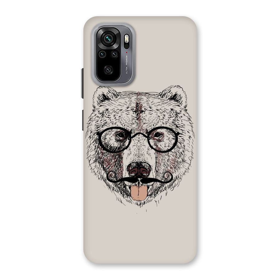 Studious Bear Back Case for Redmi Note 10