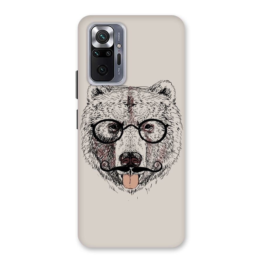 Studious Bear Back Case for Redmi Note 10 Pro