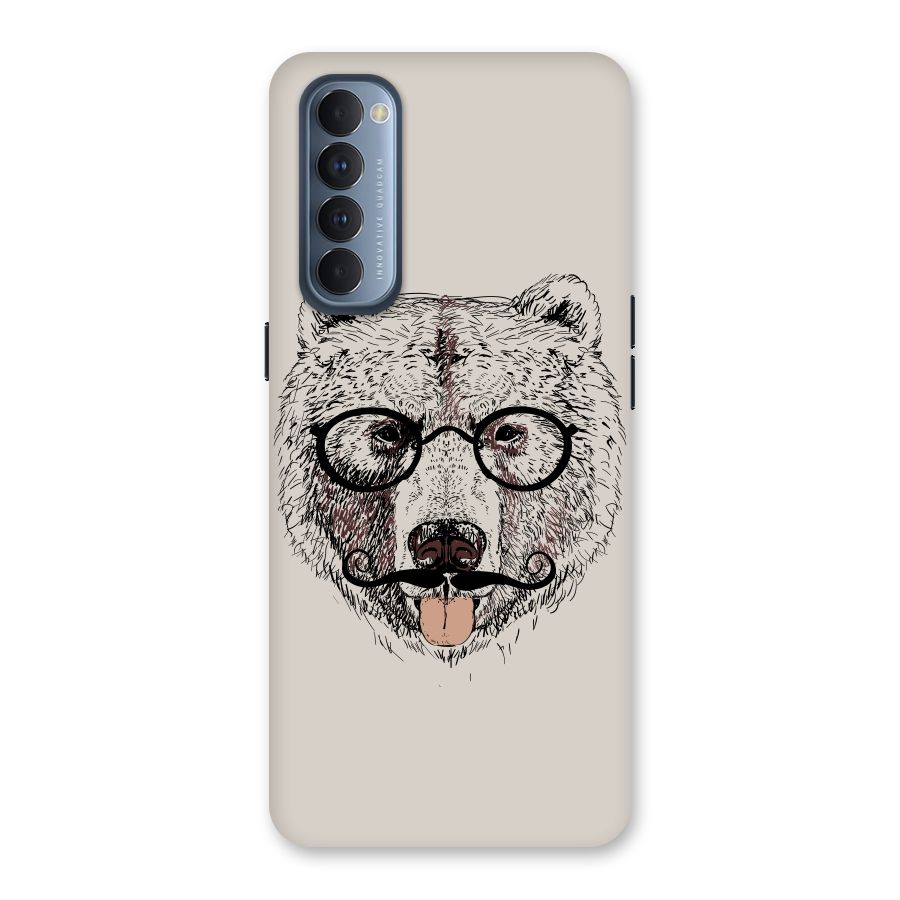 Studious Bear Back Case for Reno4 Pro