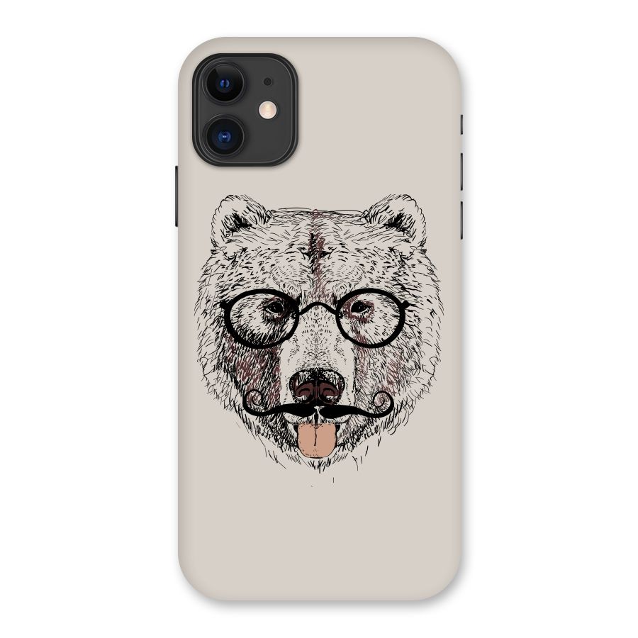 Studious Bear Back Case for iPhone 11