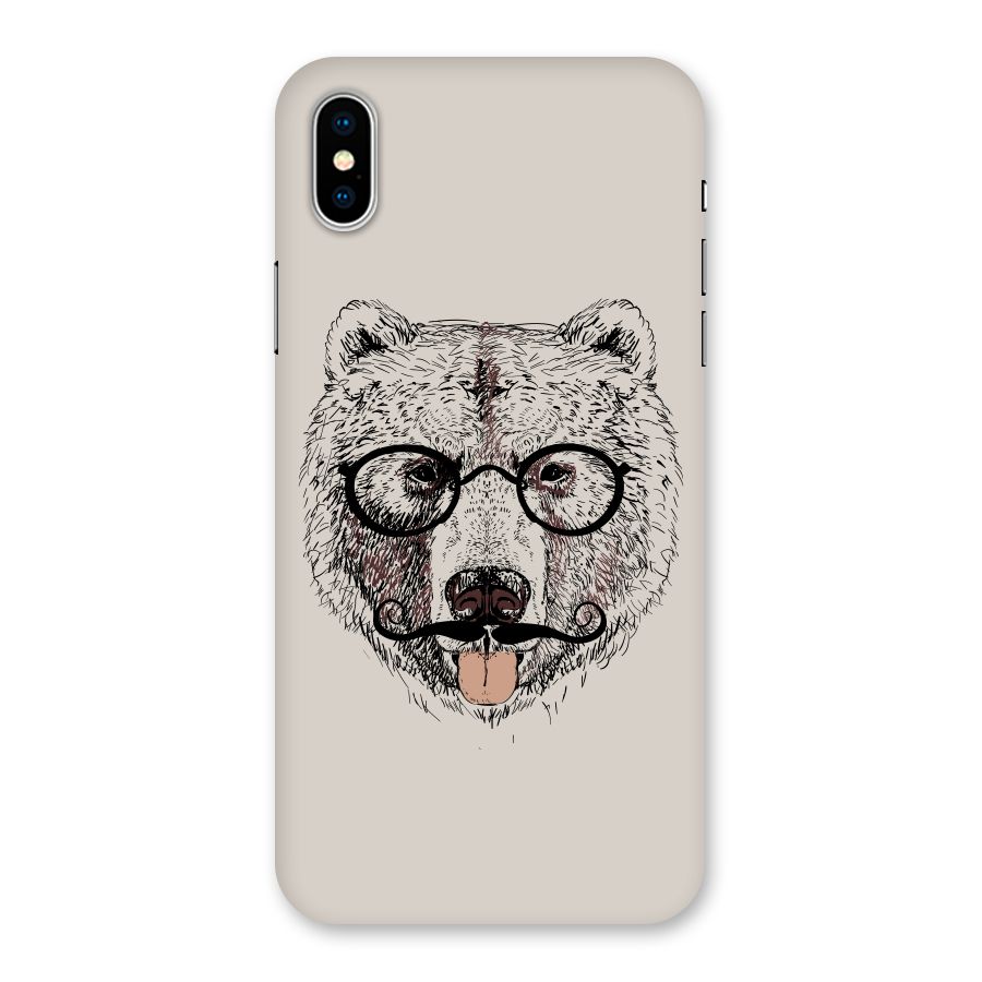 Studious Bear Back Case for iPhone XS