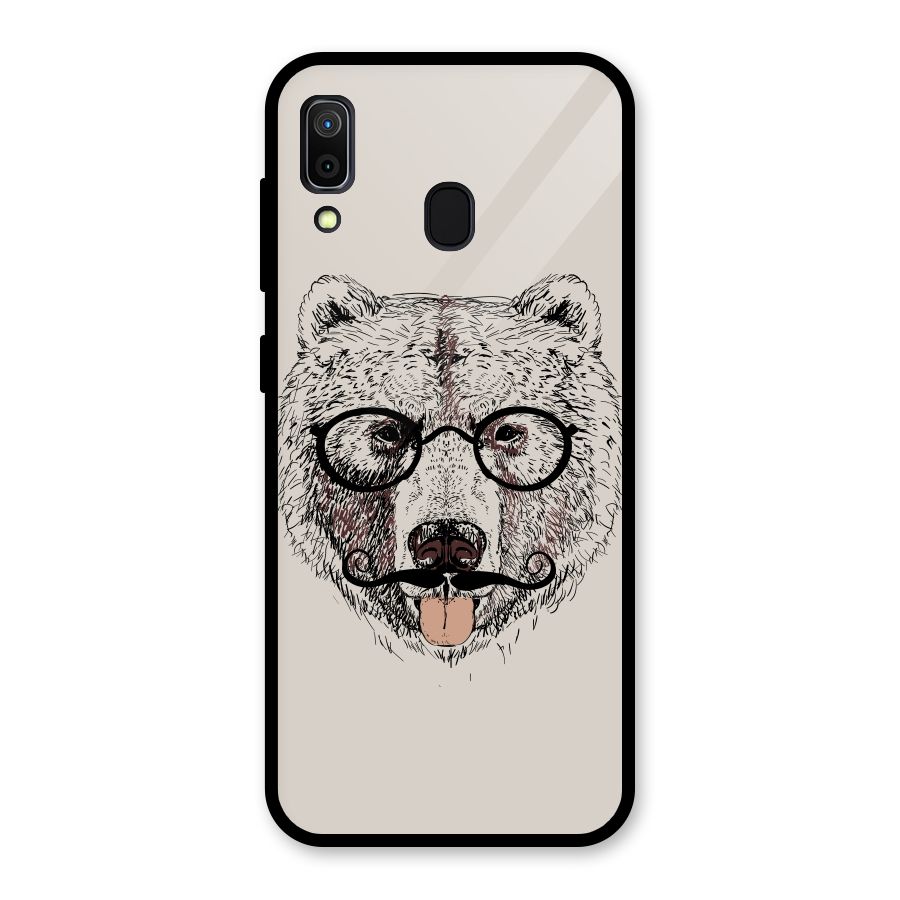 Studious Bear Glass Back Case for Galaxy A30
