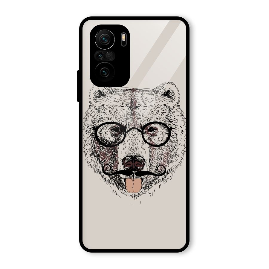 Studious Bear Glass Back Case for Mi 11x