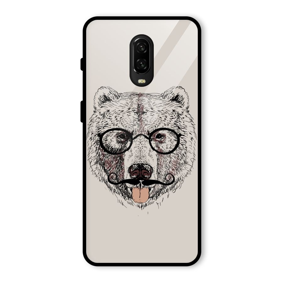 Studious Bear Glass Back Case for OnePlus 6T