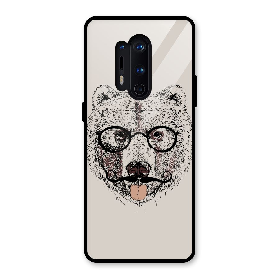 Studious Bear Glass Back Case for OnePlus 8 Pro