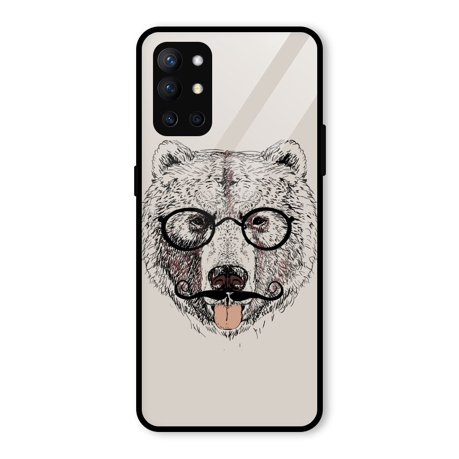 Studious Bear Glass Back Case for OnePlus 9R