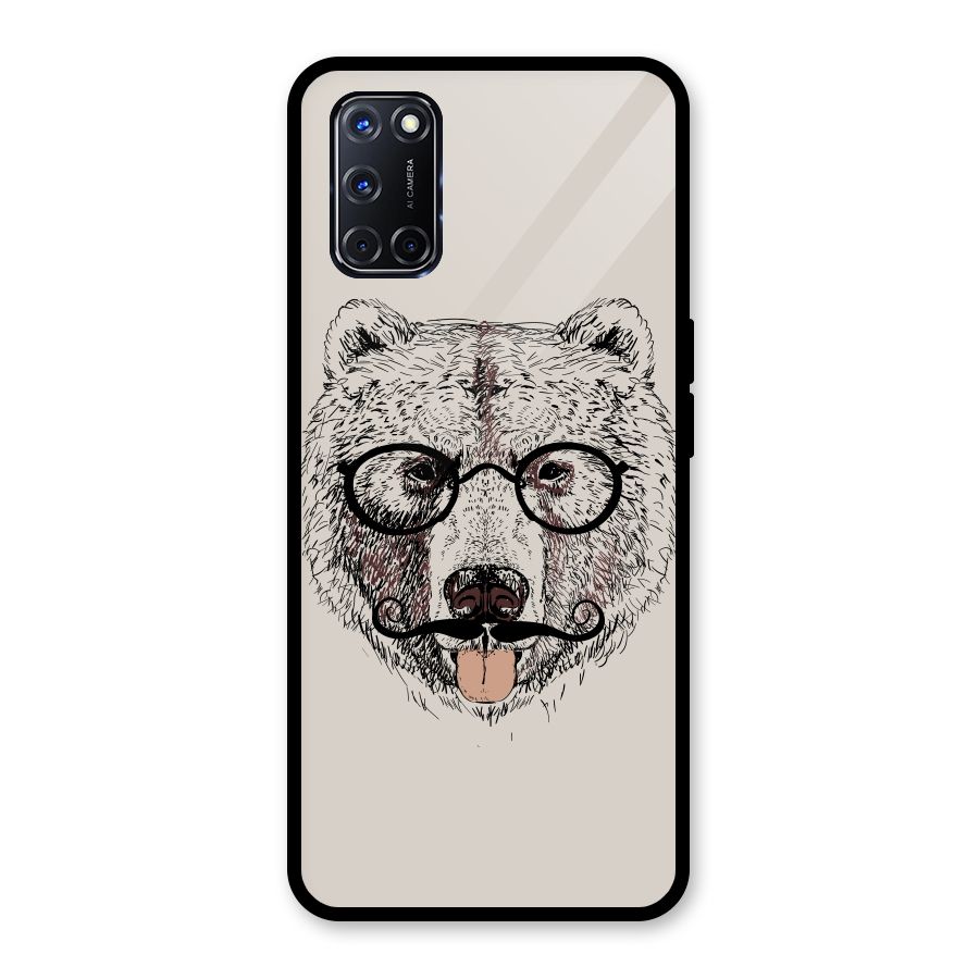 Studious Bear Glass Back Case for Oppo A52