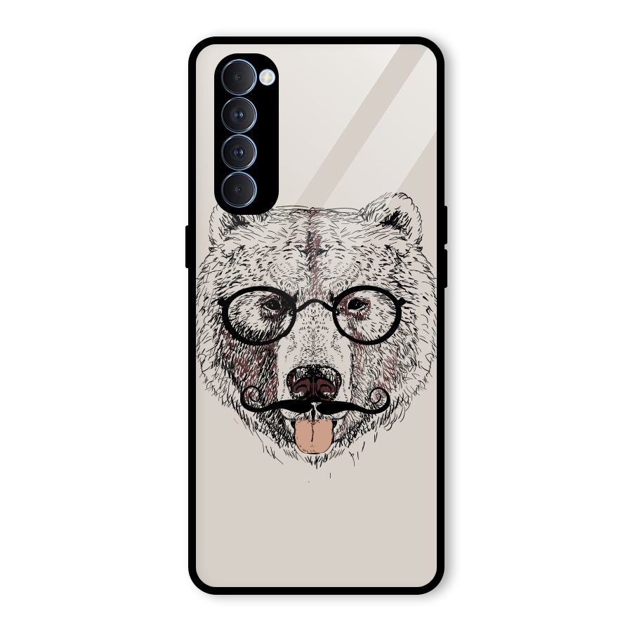 Studious Bear Glass Back Case for Oppo Reno4 Pro