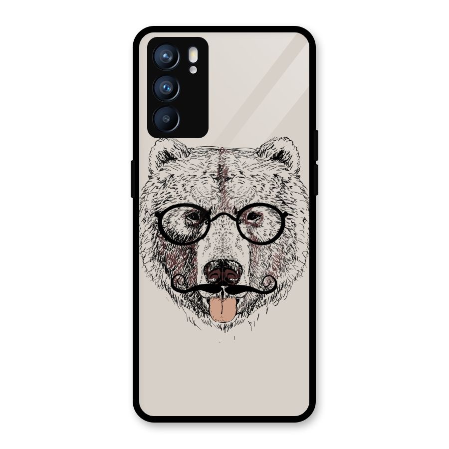 Studious Bear Glass Back Case for Oppo Reno6 5G
