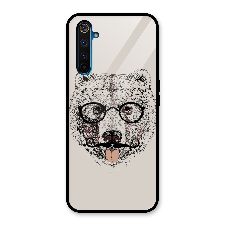 Studious Bear Glass Back Case for Realme 6 Pro