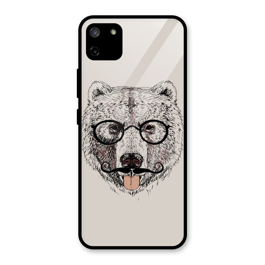 Studious Bear Glass Back Case for Realme C11