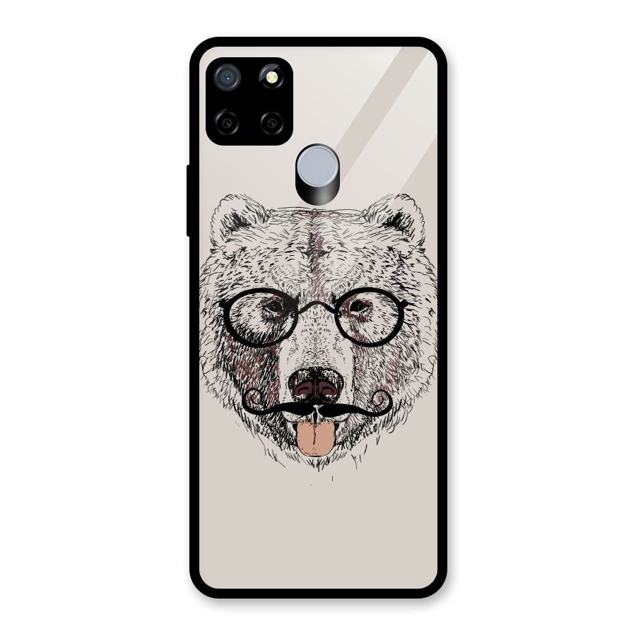 Studious Bear Glass Back Case for Realme C15
