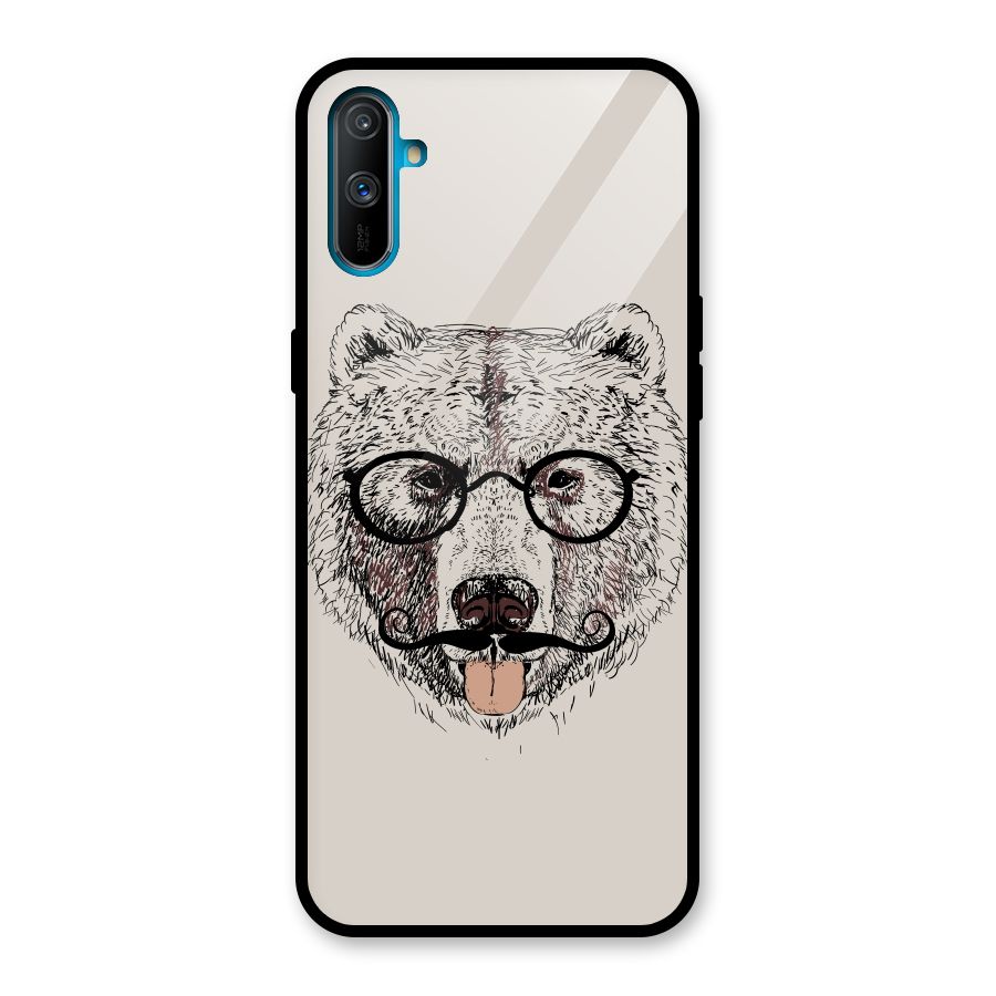 Studious Bear Glass Back Case for Realme C3
