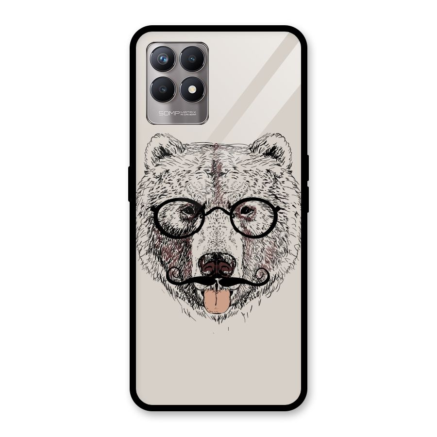 Studious Bear Glass Back Case for Realme Narzo 50