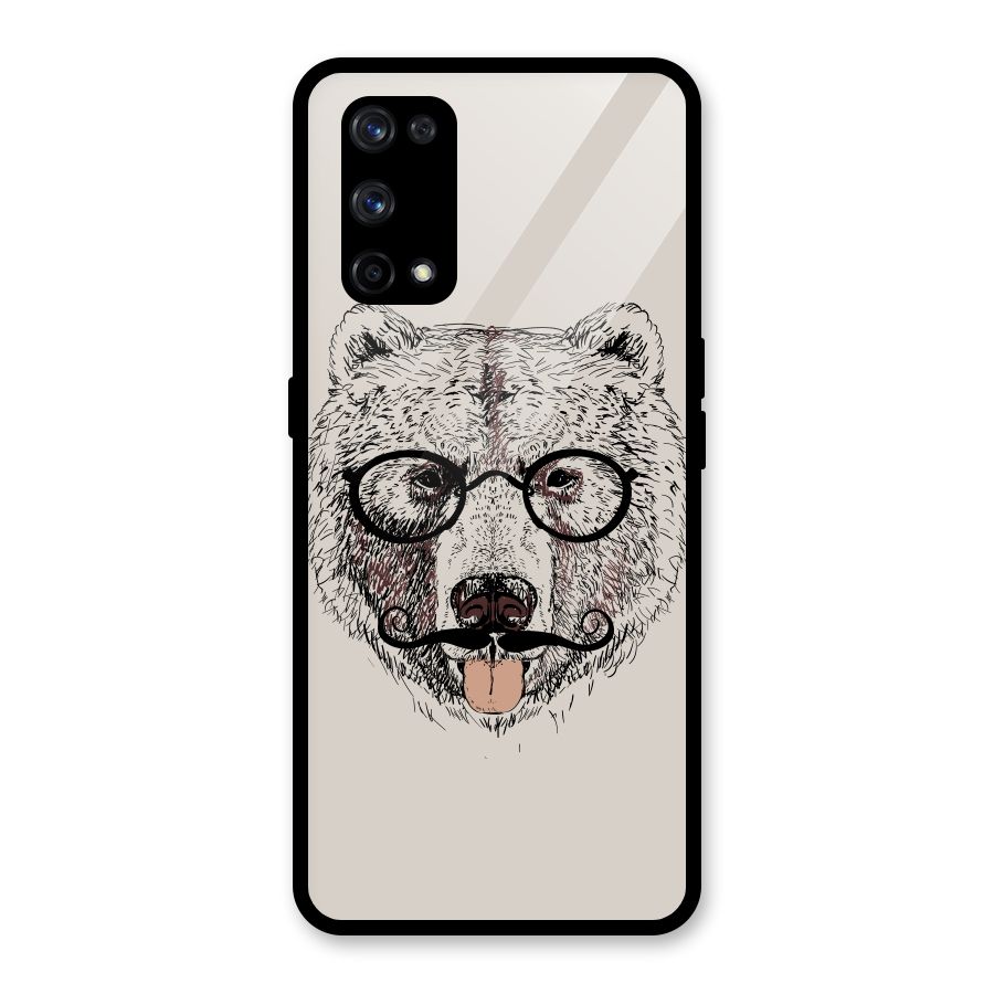Studious Bear Glass Back Case for Realme X7 Pro
