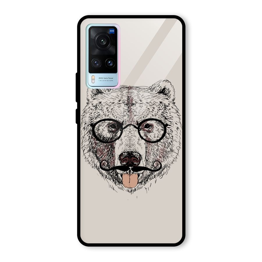 Studious Bear Glass Back Case for Vivo X60