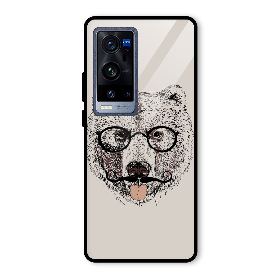 Studious Bear Glass Back Case for Vivo X60 Pro Plus