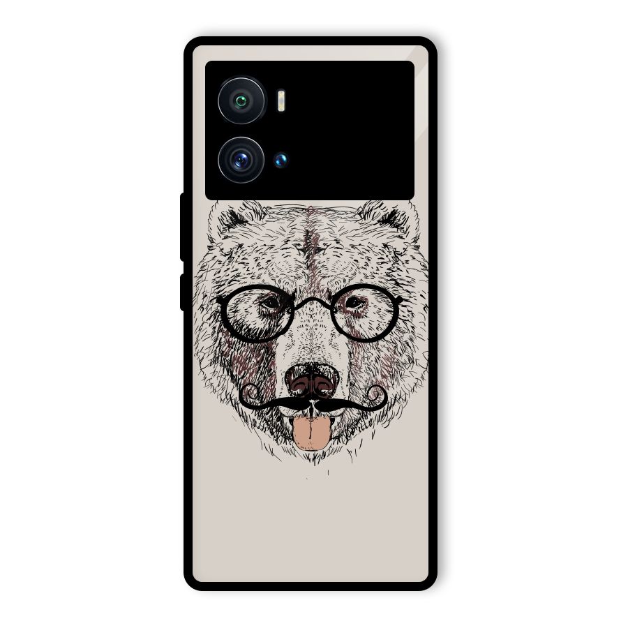 Studious Bear Glass Back Case for Vivo iQOO 9 Pro