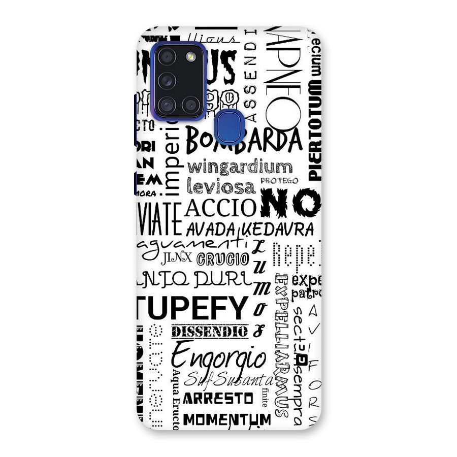 Stupefy Back Case for Galaxy A21s