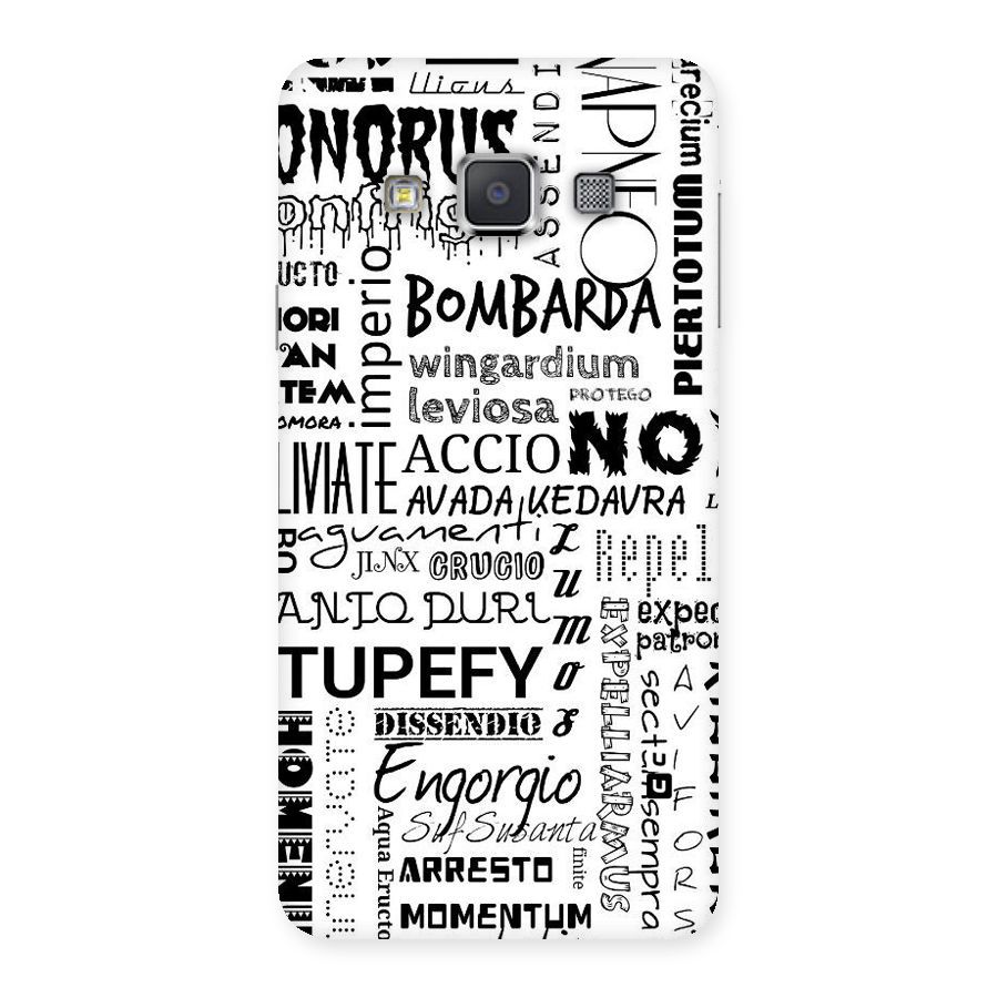 Stupefy Back Case for Galaxy A3