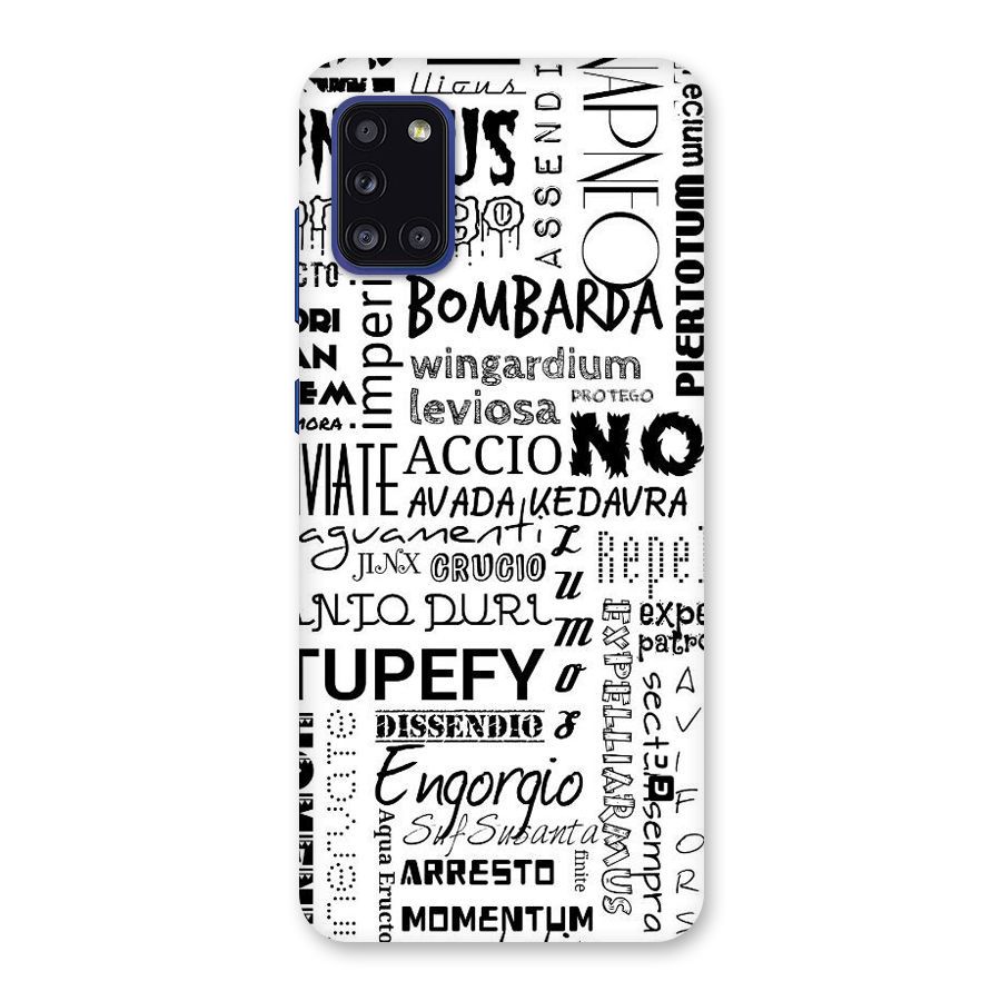 Stupefy Back Case for Galaxy A31