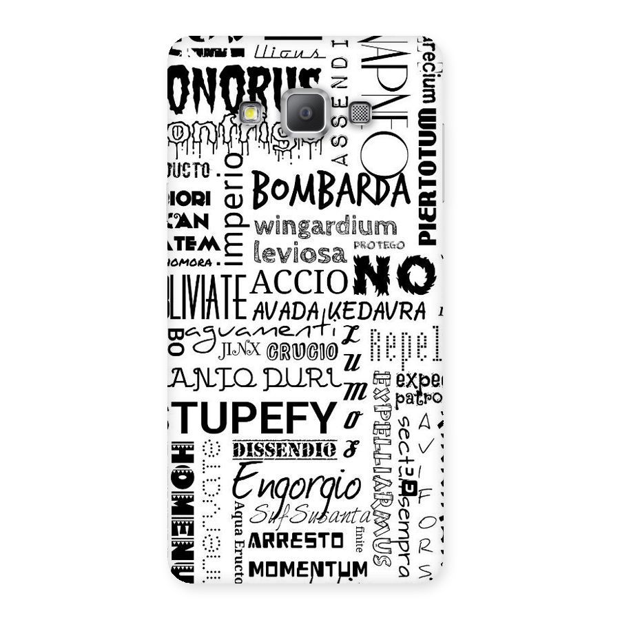 Stupefy Back Case for Galaxy A7