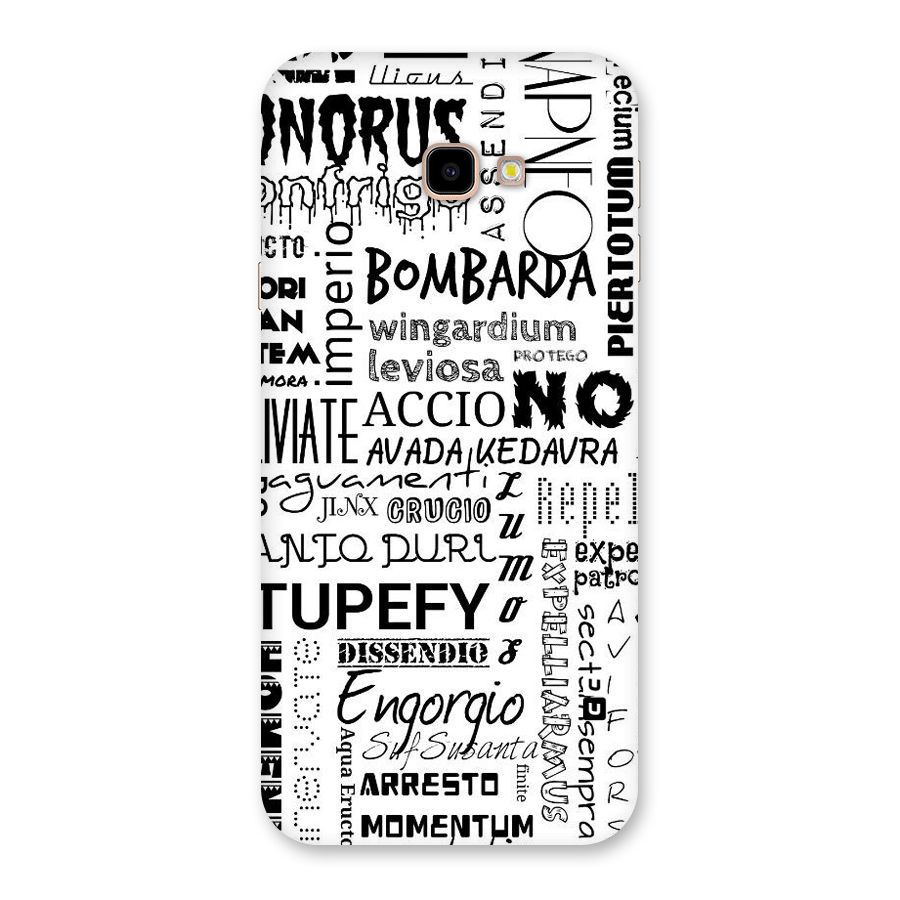 Stupefy Back Case for Galaxy J4 Plus