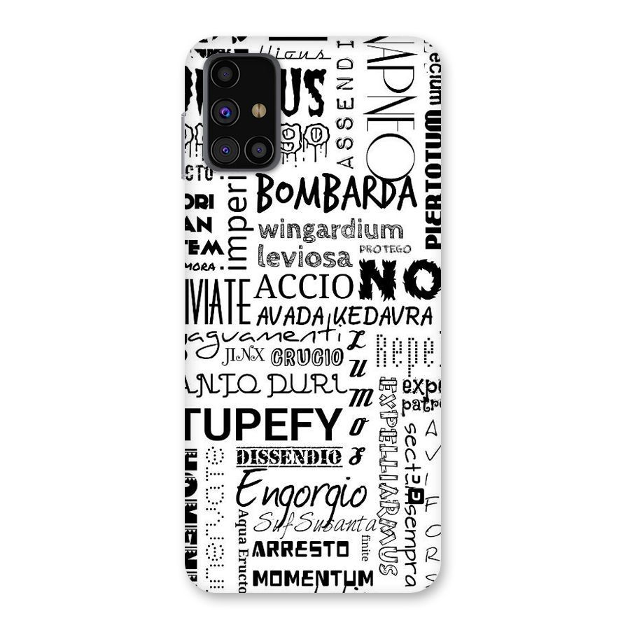 Stupefy Back Case for Galaxy M31s