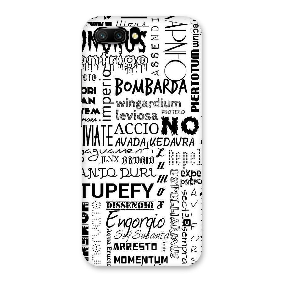Stupefy Back Case for Honor 10