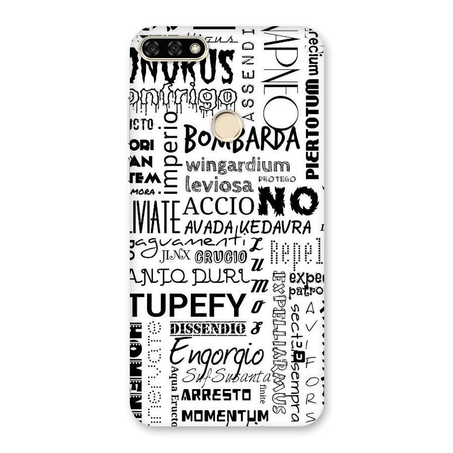 Stupefy Back Case for Honor 7A