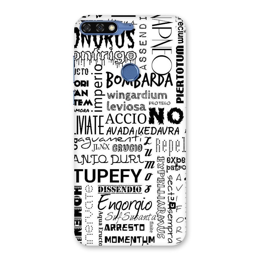 Stupefy Back Case for Honor 7C