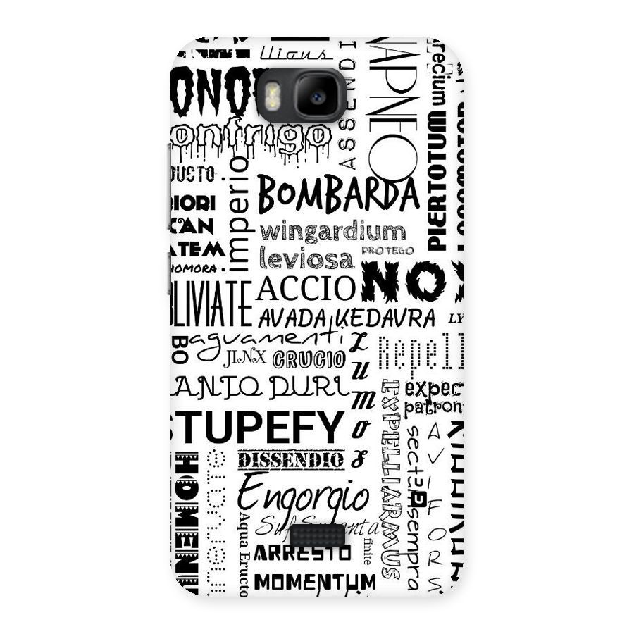 Stupefy Back Case for Honor Bee