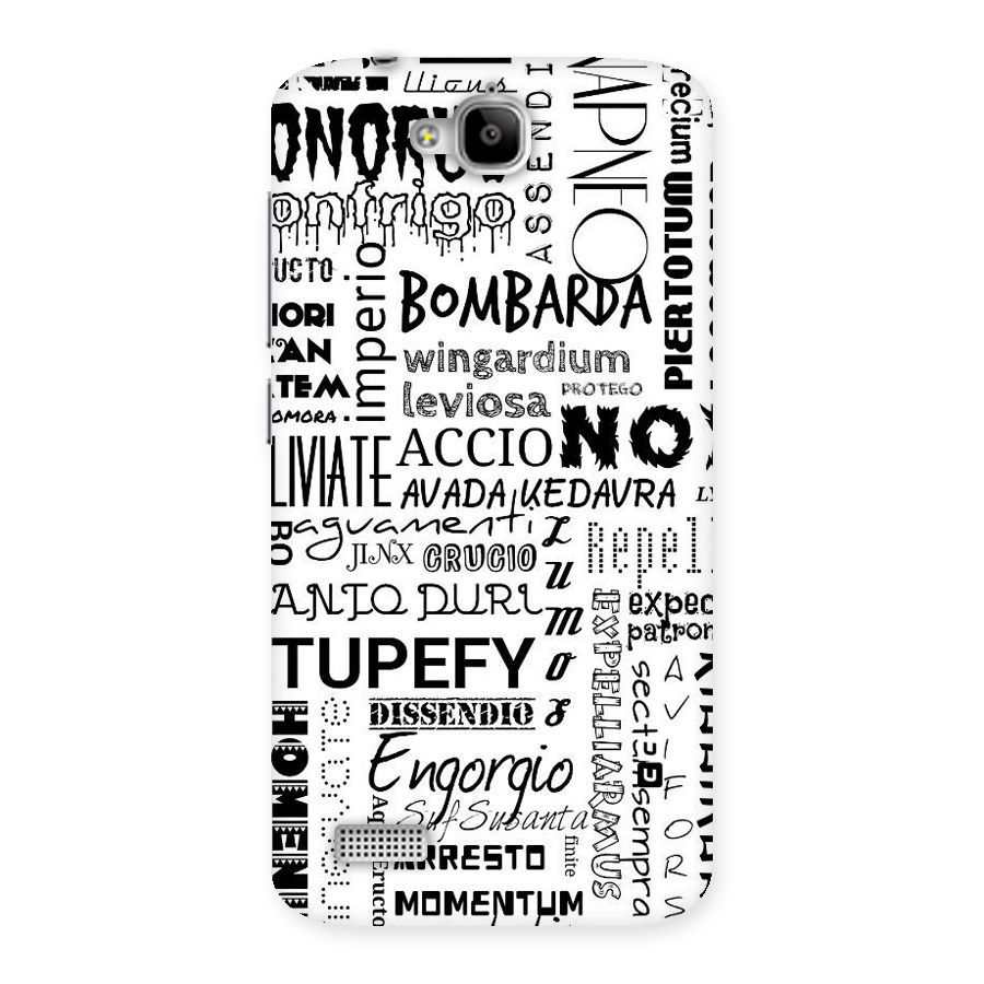 Stupefy Back Case for Honor Holly