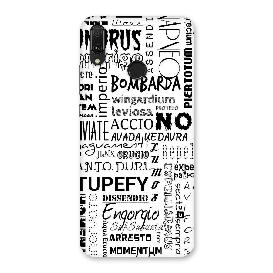 Stupefy Back Case for Huawei Y9 (2019)