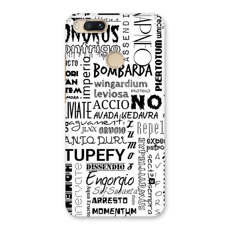 Stupefy Back Case for Mi A1