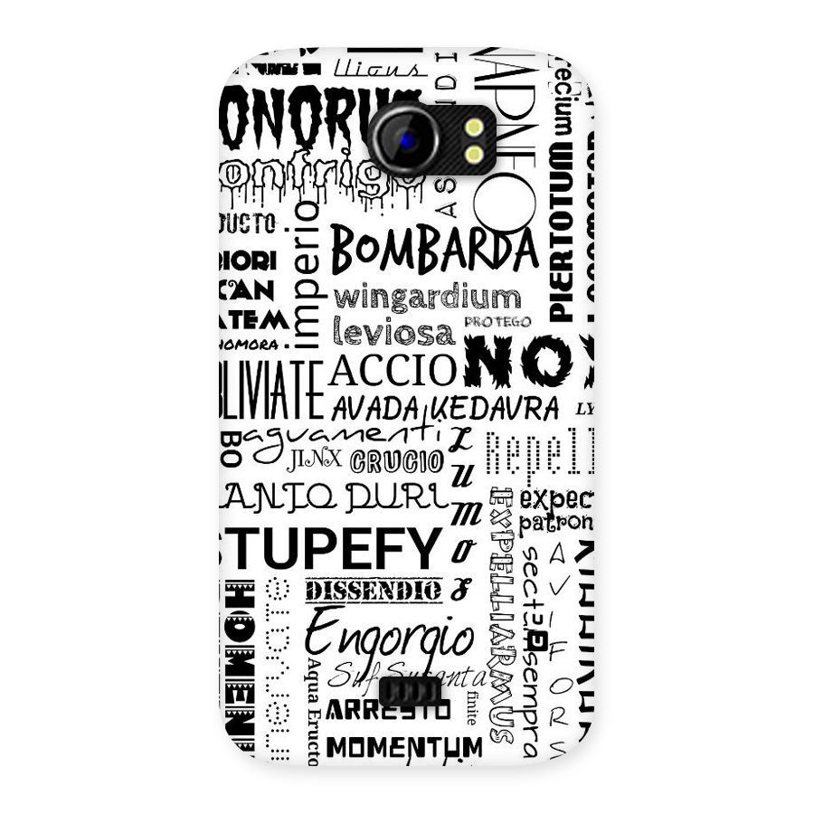 Stupefy Back Case for Micromax Canvas 2 A110