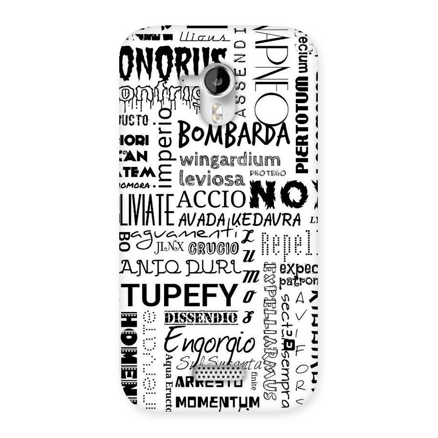 Stupefy Back Case for Micromax Canvas HD A116