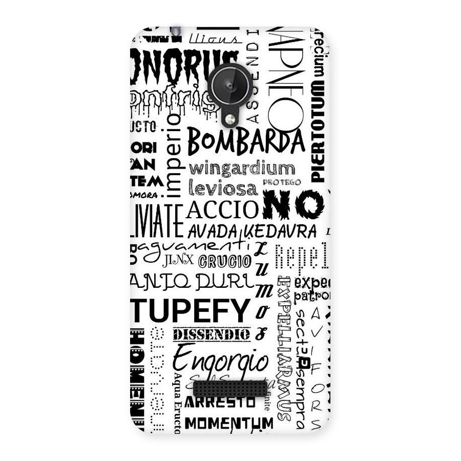 Stupefy Back Case for Micromax Canvas Spark Q380