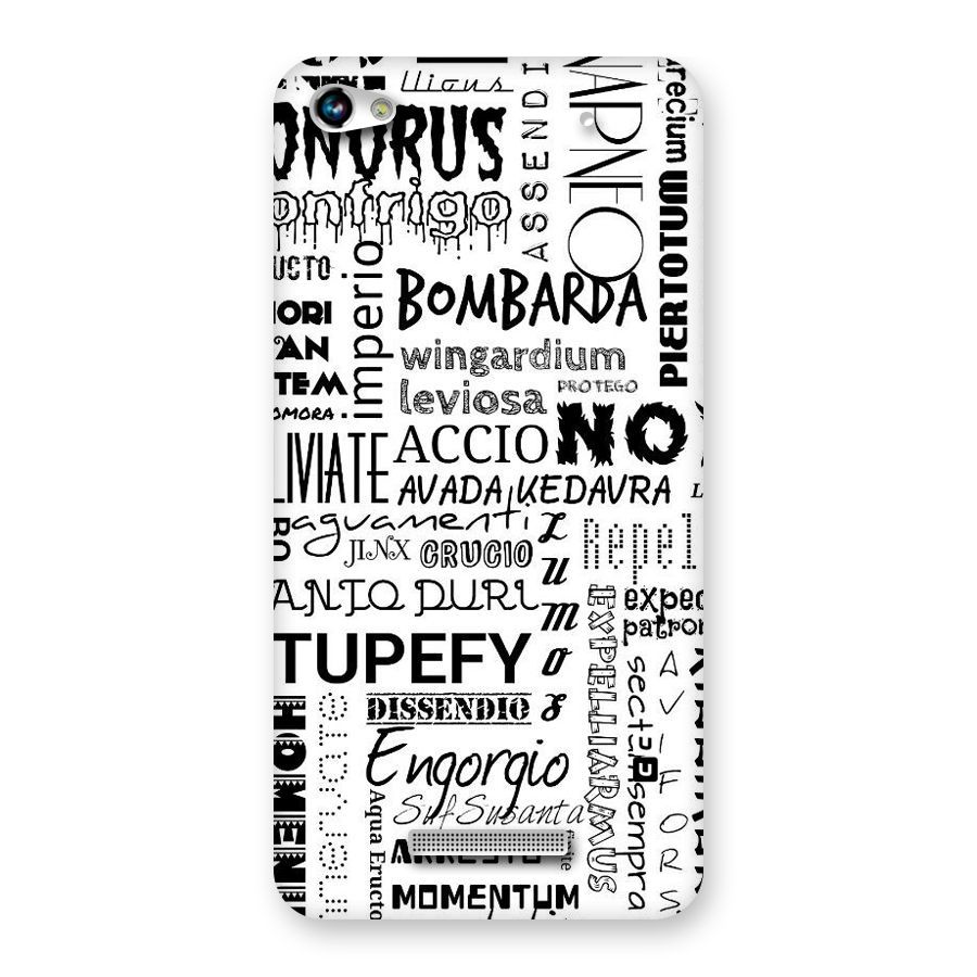 Stupefy Back Case for Micromax Hue 2