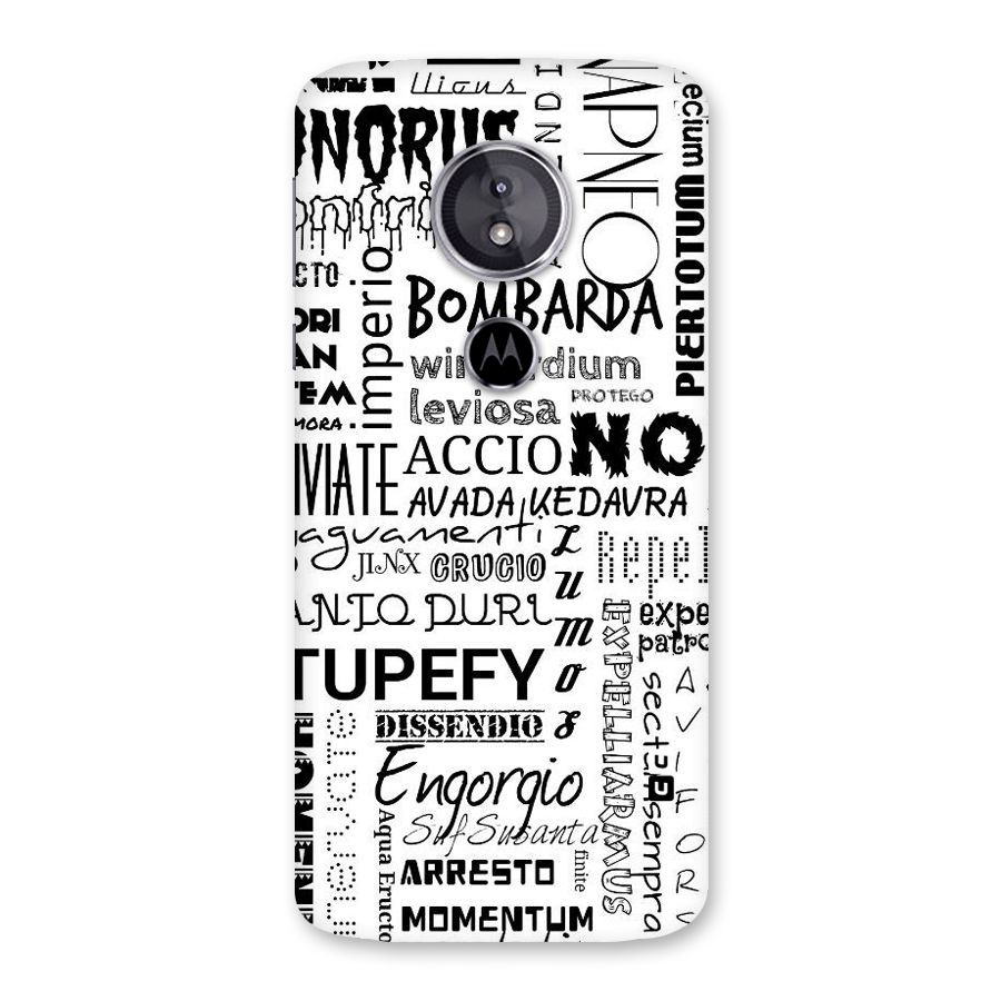 Stupefy Back Case for Moto E5