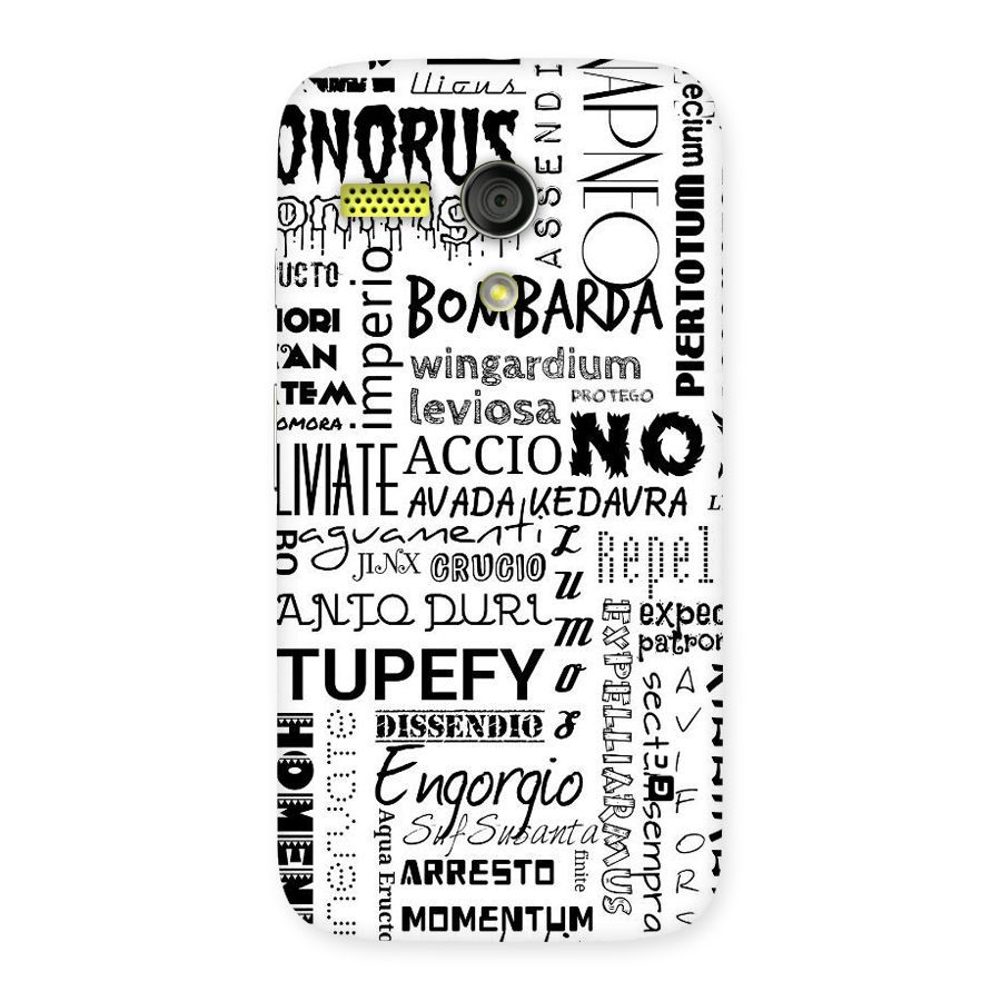 Stupefy Back Case for Moto G