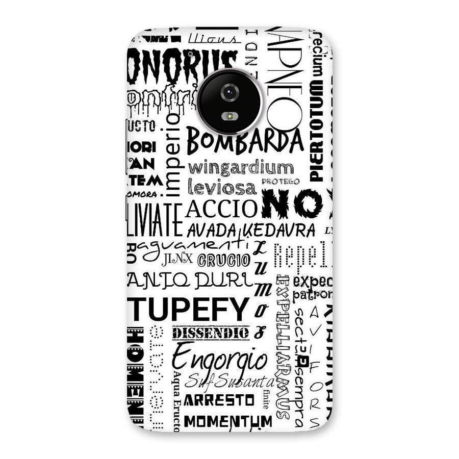 Stupefy Back Case for Moto G5
