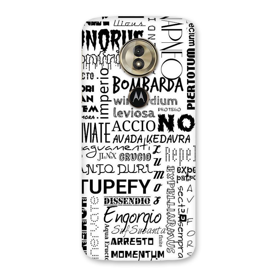 Stupefy Back Case for Moto G6 Play